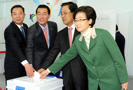 사전투표시연회