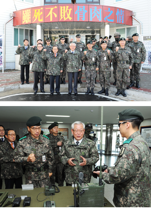 이종우 상임위원, 파주 전진부대 방문 전경