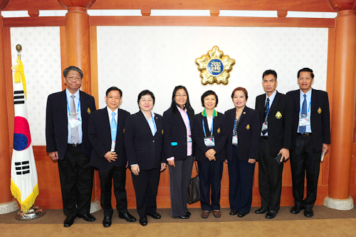 태국？스리랑카 선거관계자 연수단 중앙위원회 방문 