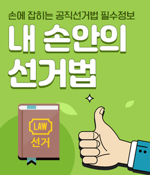 손에 잡히는 공직선거법 필수정보 내 손안의 선거법