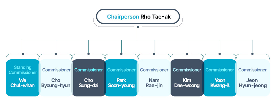 Vice Chairperson & Commissioner chart