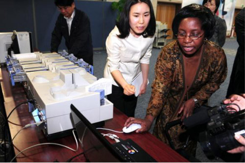 잠비아 선거위원회위원장 중앙위원회 방문 사진3