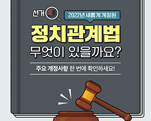 22년 새롭게 개정된 정치관계법