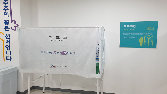 투표과정, 기표소